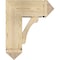 Ekena Millwork Legacy Arts and Crafts Rough Sawn Bracket w/ Offset Brace, Douglas Fir, 8"W x 18"D x 22"H BKT0806X18X22LEC03RDF - alternate 2